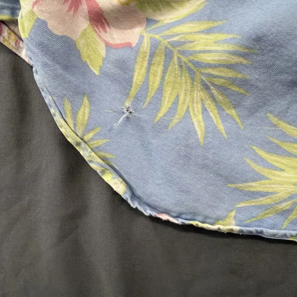 Polo Ralph Lauren Hawaiian Floral 1/2 Button-Down Pullover Shirt - Mens Size XXL